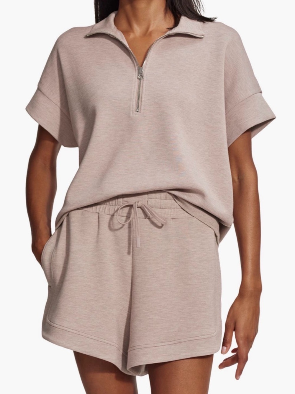 Varley Richie Shirt in Taupe